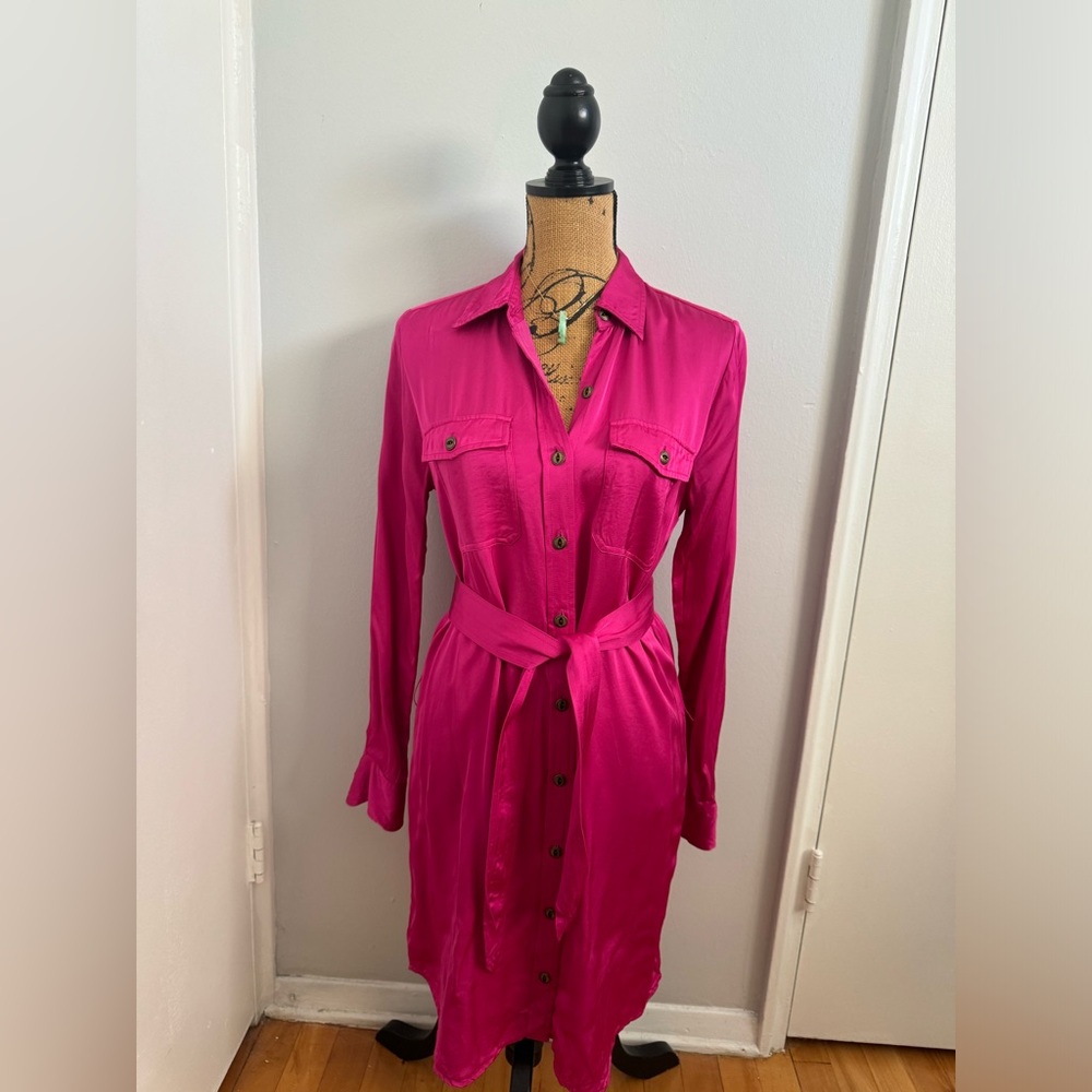 Ralph Lauren Pink Long Sleeve Dress